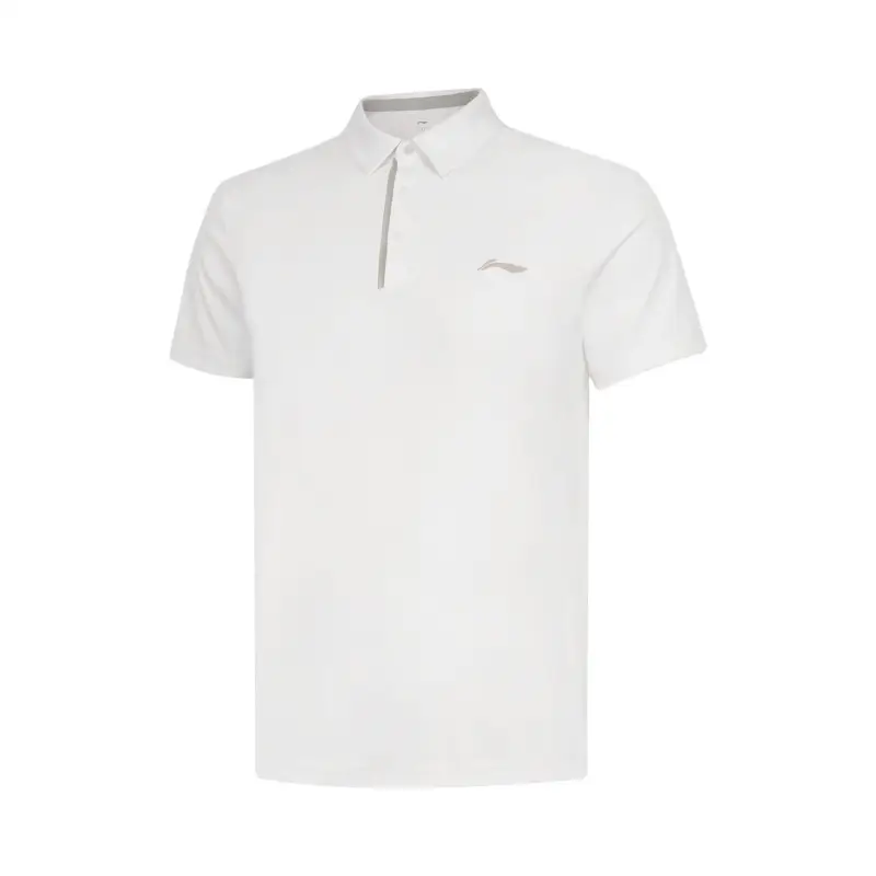 Li Ning Fitness Series Polo Shirt Men's Ivory