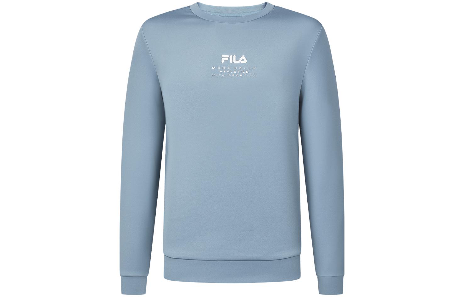 Мужское худи Fila (серо-синее)