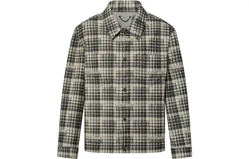 LOUIS VUITTON Pre Owned 2010s Checked Overshirt