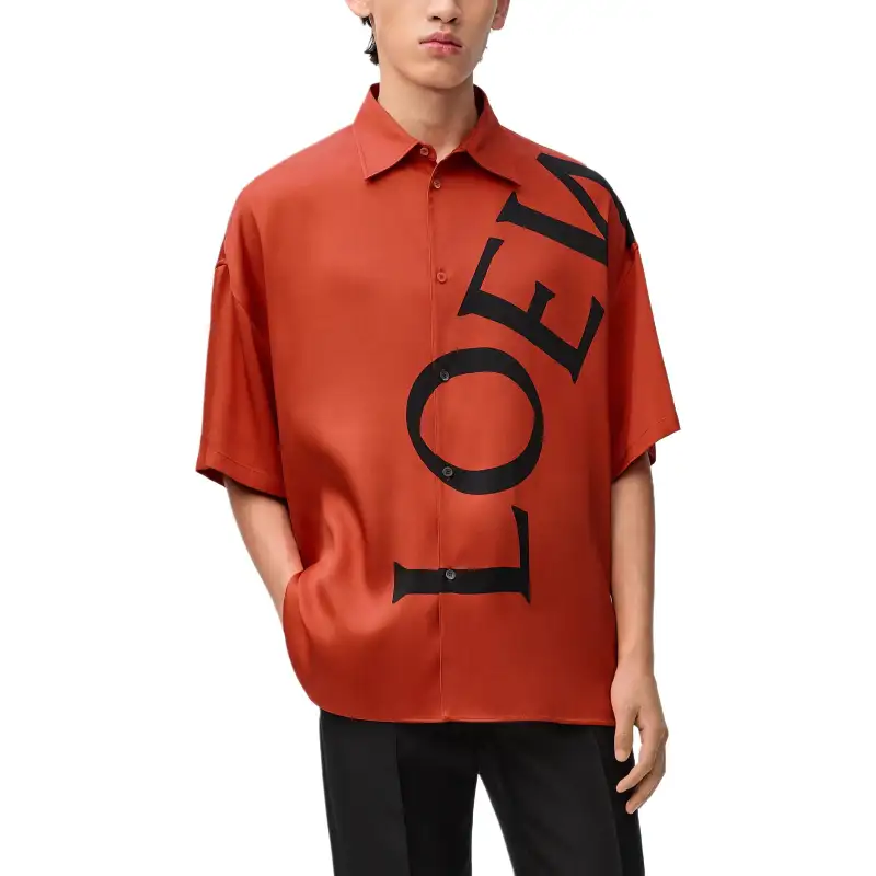 LOEWE Satin Short Sleeved Shirt