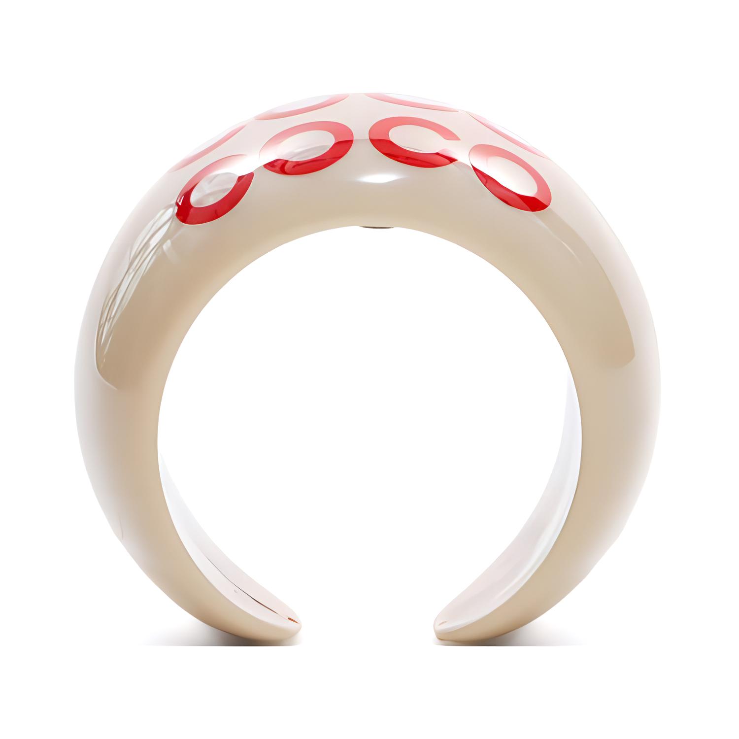Chanel 2001 Coco-print ring