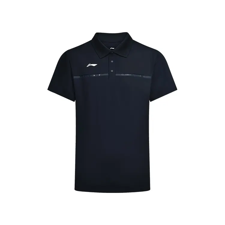 Li Ning Polo Shirt Men's Deep Blue