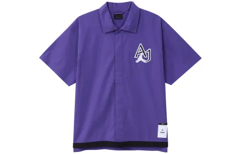 Jordan Air Jordan Sport DNA Shirts Men's Purple Lapel Moderate Other