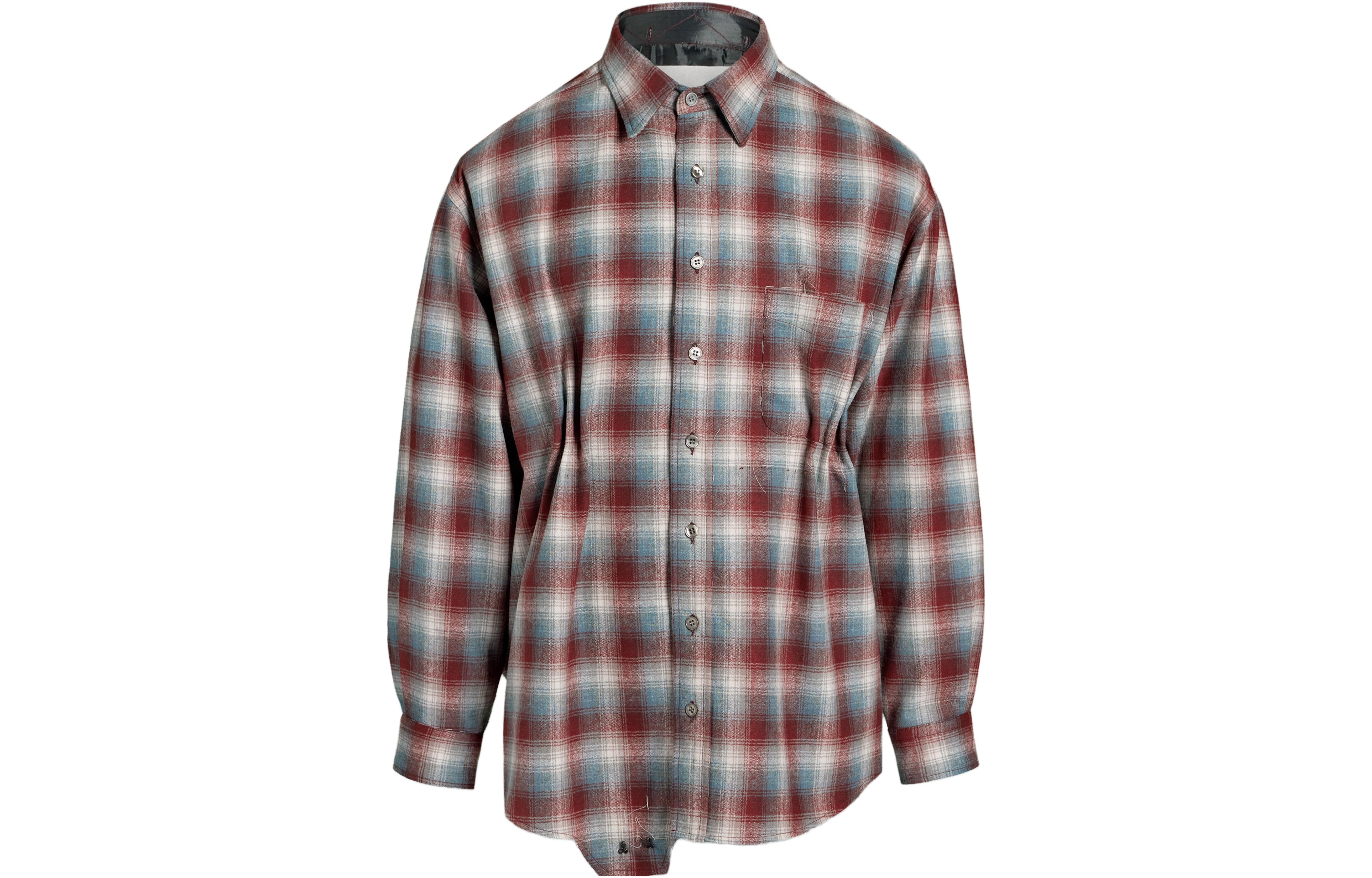 Maison Margiela X Pendleton Checked Playsuit Shirt
