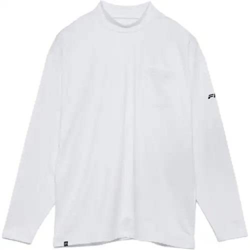 FILA Shirts Men's White Stand Collar Moderate