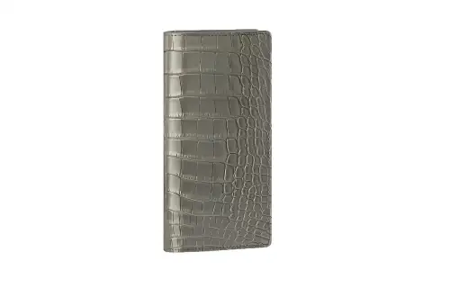 LOUIS VUITTON Crocodile Leather Wallet Men's Jasper