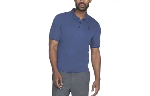 Skechers Polo Shirt Men's Marine Blue