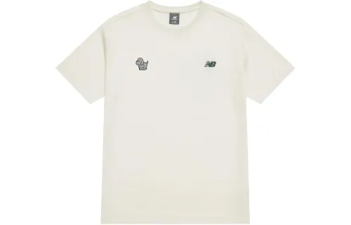 New Balance T Shirt Unisex Ivory White