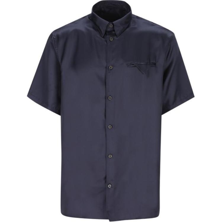 Мужская футболка Prada Shirt (синяя)