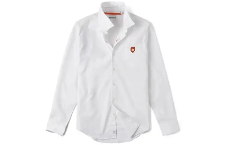 Timberland Shirts Men's White Pointed Collar Moderate Other