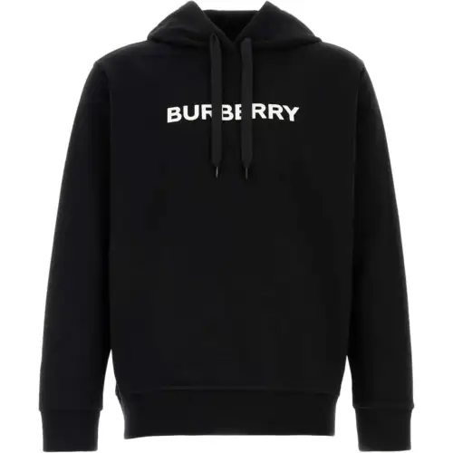 Burberry Logo Printed Drawstring Hoodie