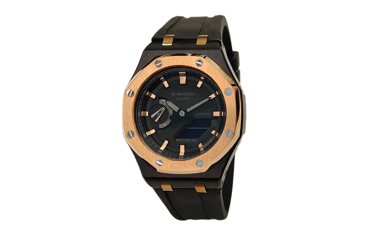 CASIO Custom Collection Watch Gift Box Electronic Movement Watch Men's Watches Black Dial