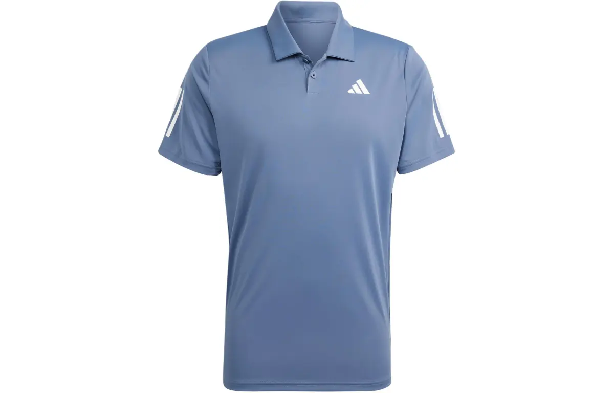 Adidas Club 3 Stripes Polo Shirt Polo Shirt Men's Blue