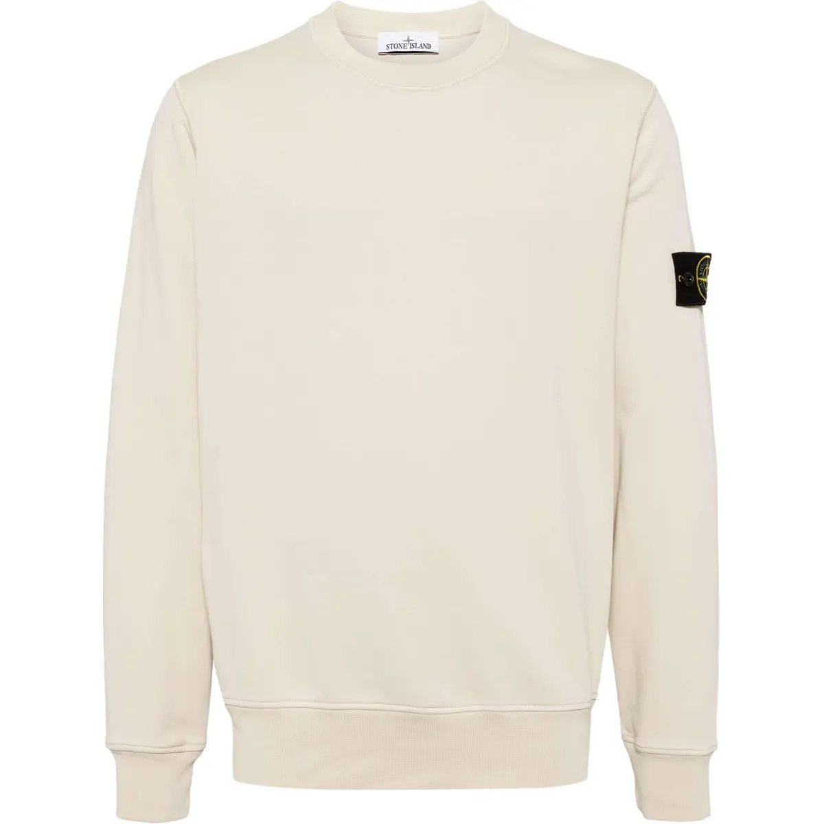 STONE ISLAND Logo Patch Crewneck Sweatshirt