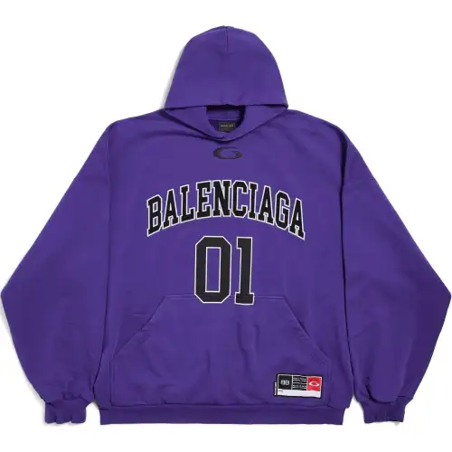 Balenciaga SS25 Sweatshirt Loose Fit Men's Purple