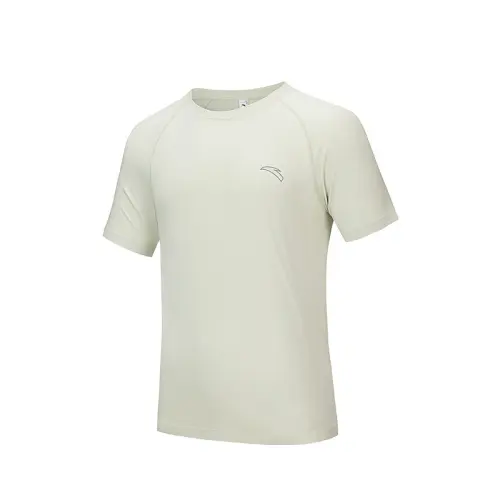 Anta Running Collection T Shirt Men's Light Sea Foam Green