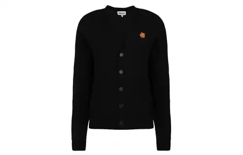 KENZO Classic Tiger Head Knitwear Men's Black