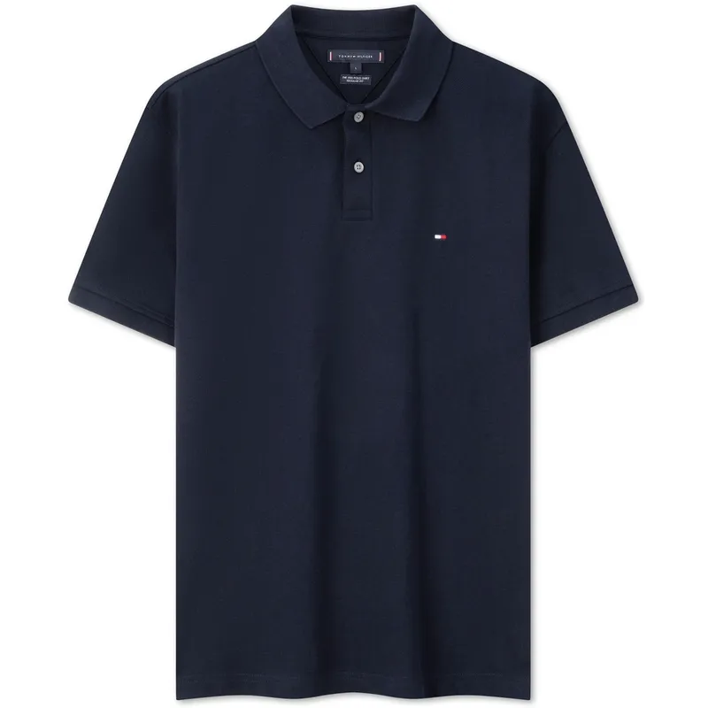 Tommy Hilfiger Polo Shirt Men's Navy Blue