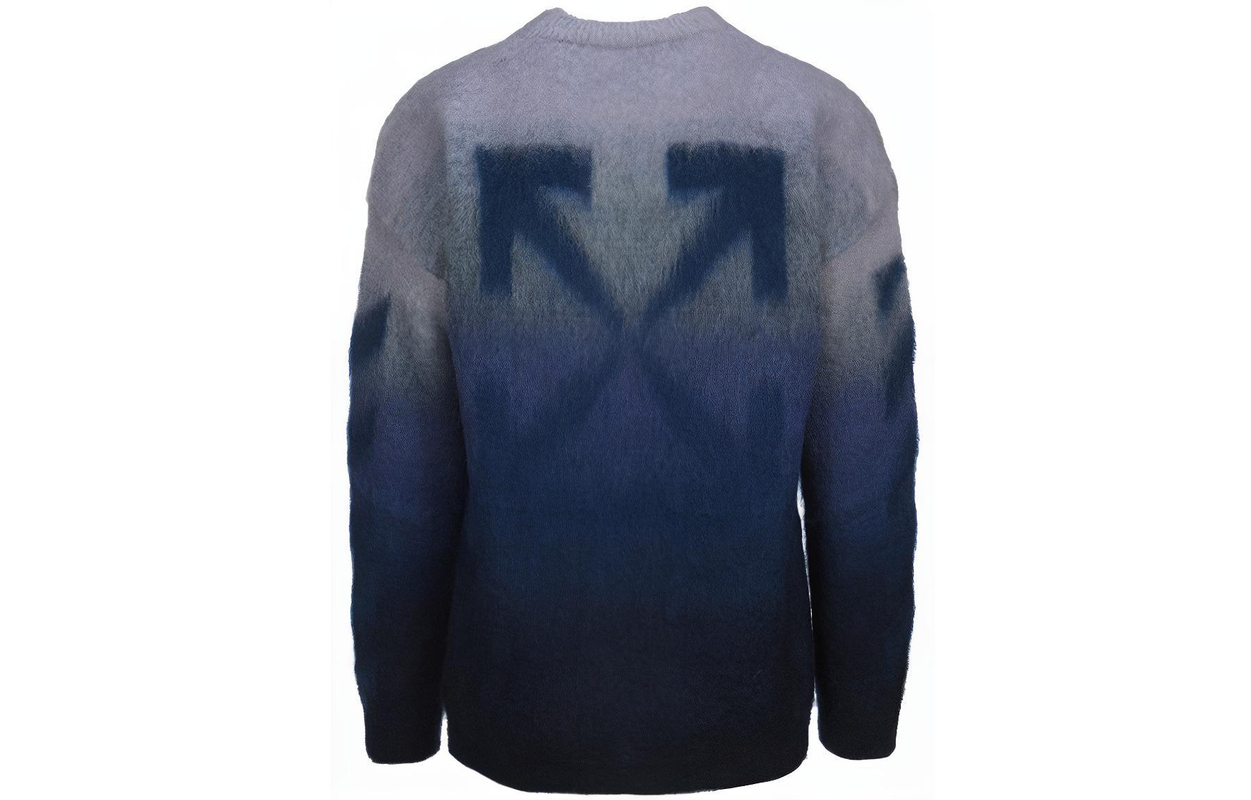 OFF WHITE Diagonal Brushed Sweater