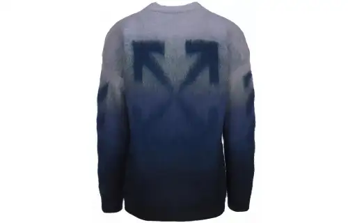 OFF WHITE Diagonal Brushed Sweater