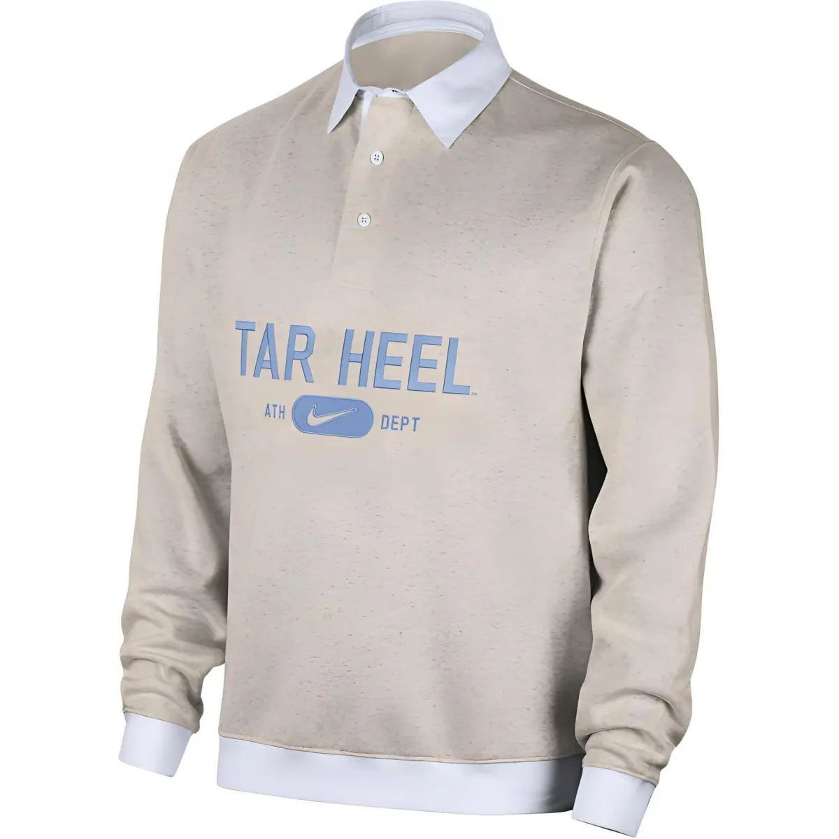Nike Unc Club Fleece Men's Nike College Long-Sleeve Polo