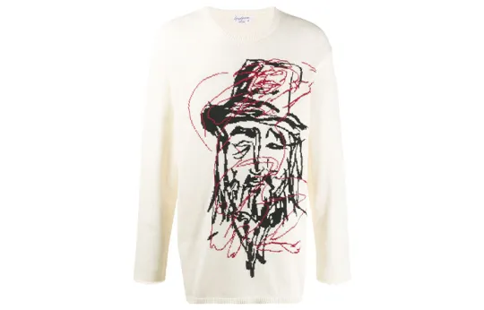 Yohji Yamamoto Sweater Men's Milk White