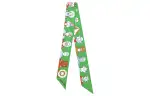 HERMES Silk Scarves Women's Green