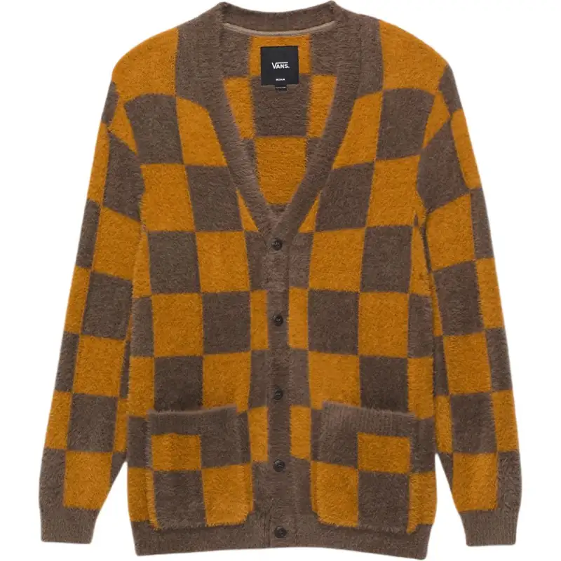 Vans CANFIELD CHECKERBOARD Canfield Shirt Unisex Brown