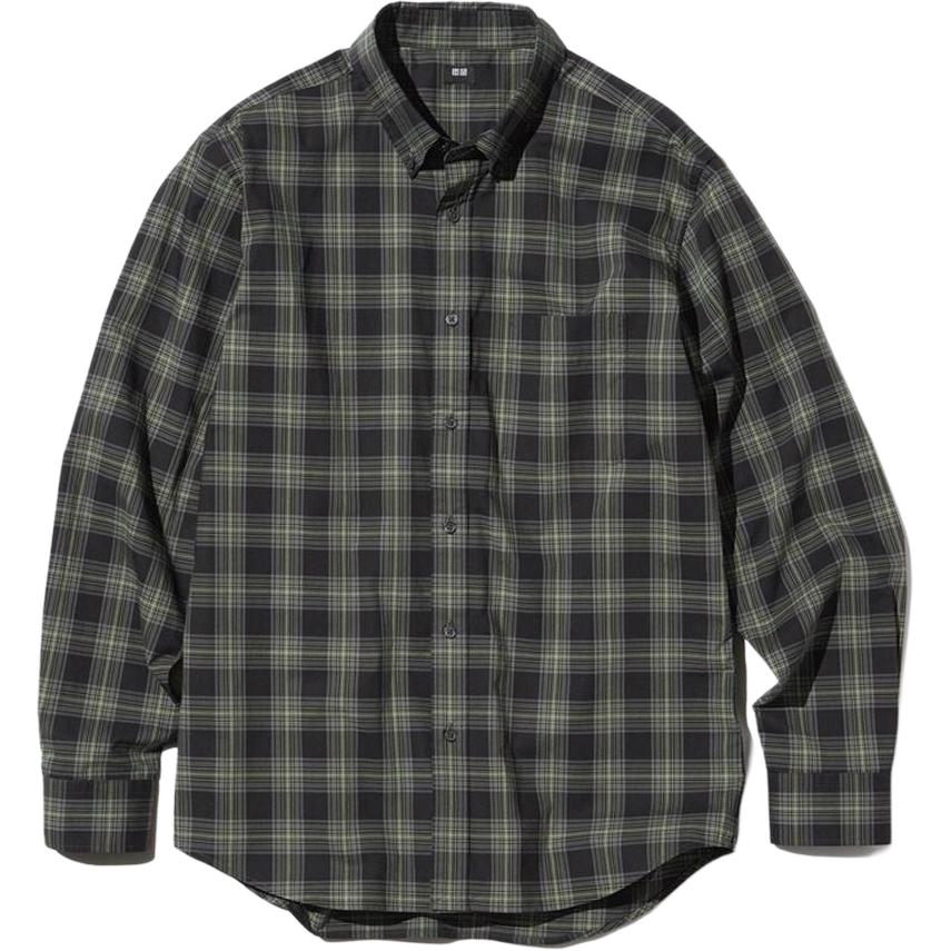 Рубашка UNIQLO в клетку (многоцветная)