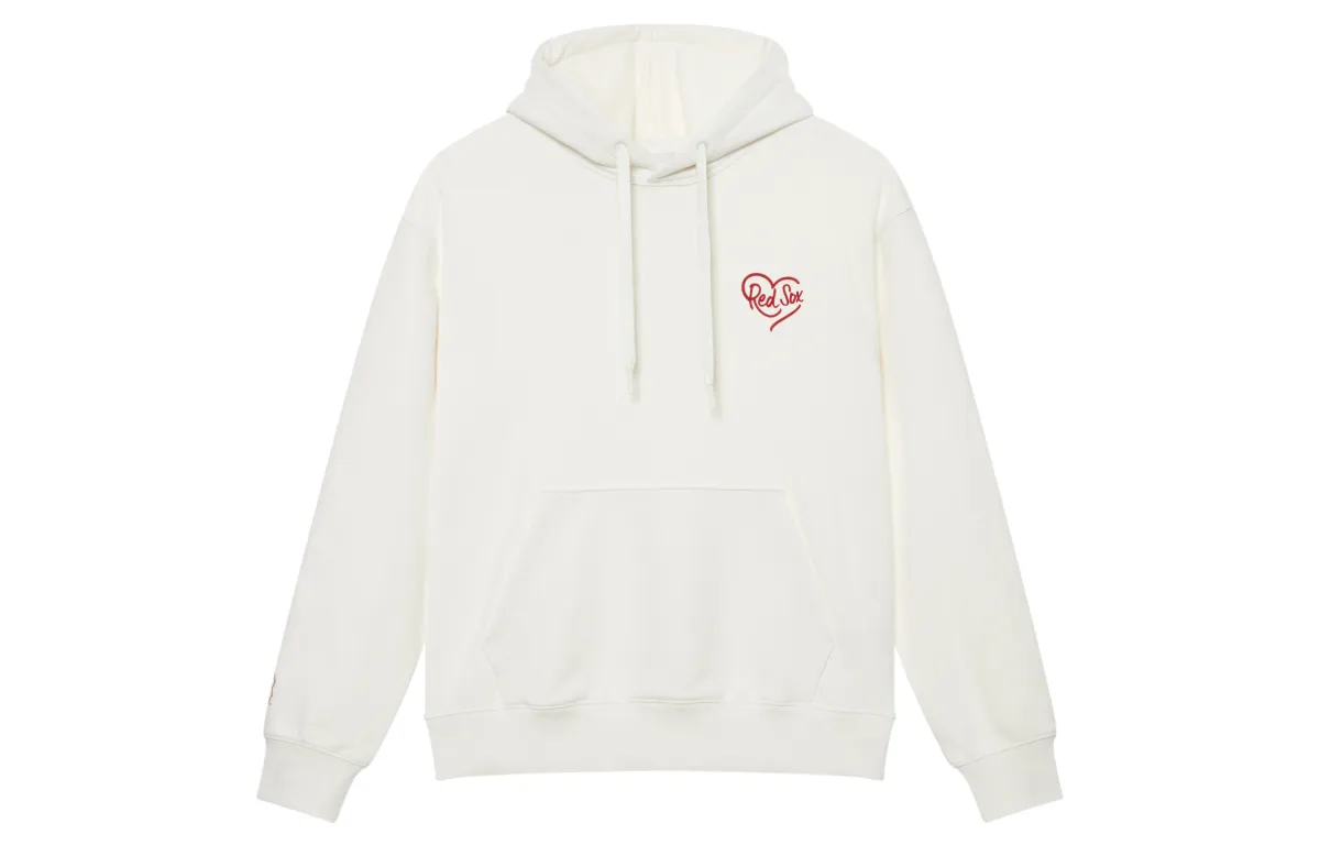 MLB Boston Red Sox Heart FW24 Sweatshirt Unisex Cream