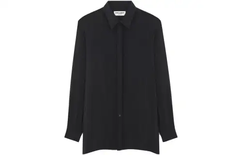 SAINT LAURENT Striped Long Sleeved Shirt