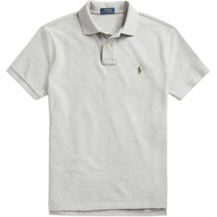 Polo Ralph Lauren Polo Shirt Custom Slim Fit Men's Gray