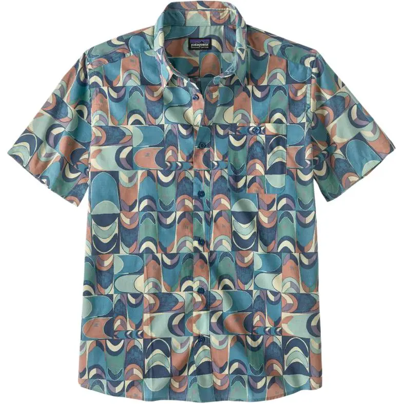 Patagonia Abstract Print Short Sleeve Shirt