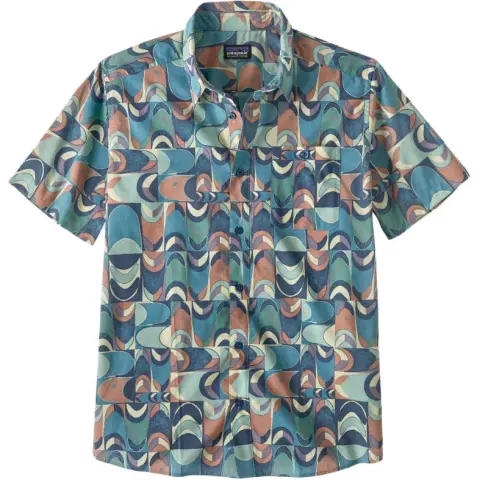 Patagonia Abstract Print Short Sleeve Shirt