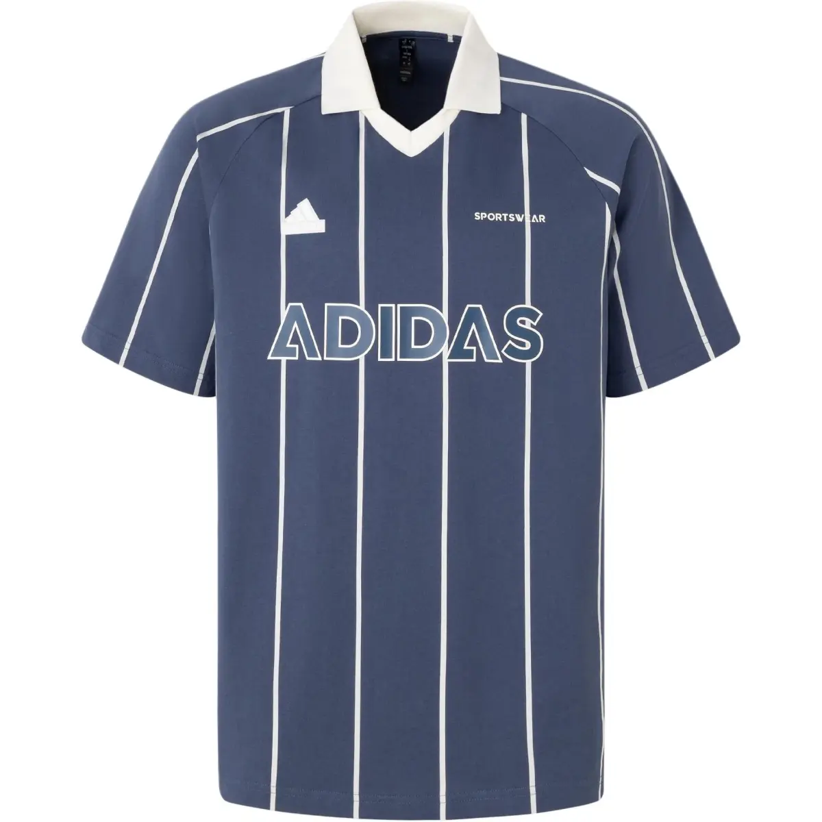 Adidas Polo Shirt Men's Ink Blue/Jade White