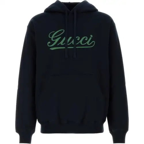 GUCCI Logo Detailed Drawstring Hoodie