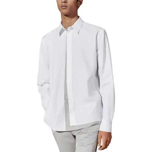 HERMES Shirts Men's White Moderate