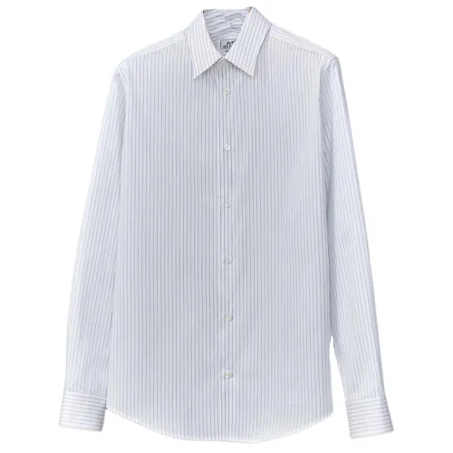 HERMES Shirts Men's Gray Moderate Other