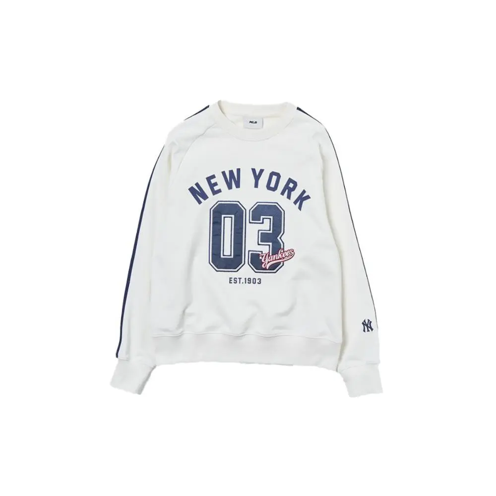 MLB New York Yankees Sweatshirt Unisex Cream