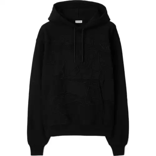 Burberry Ekd Drawstring Oversized-Fit Hoodie