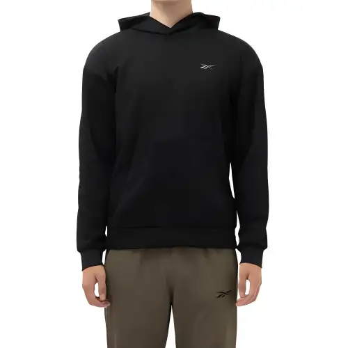 Reebok Sweatshirts Men's Black Hooded Moderate Other