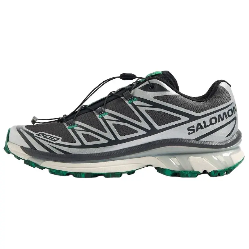 SALOMON x END. XT 6 Low top Casual Trail Running Training City Commuting Running Shoes Unisex Gray Black Green