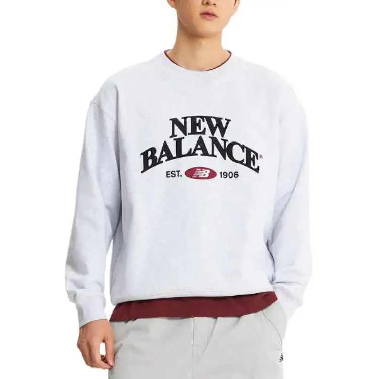New Balance Sweatshirt Unisex Light Gray