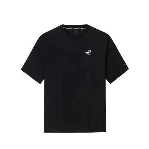 Anta Basketball Collection T Shirt Men's Basic Black