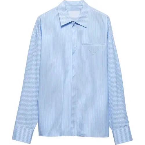PRADA Long Sleeved Striped Shirt