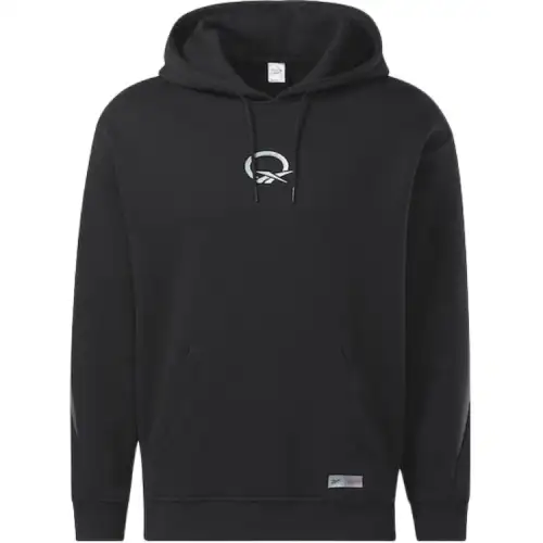 Reebok Sweatshirts Unisex Black Hooded Moderate Other