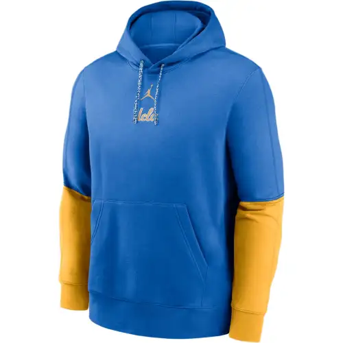 JORDAN Ucla Bruins Sideline Team Issue Club Men's Nike College Pullover Hoodie