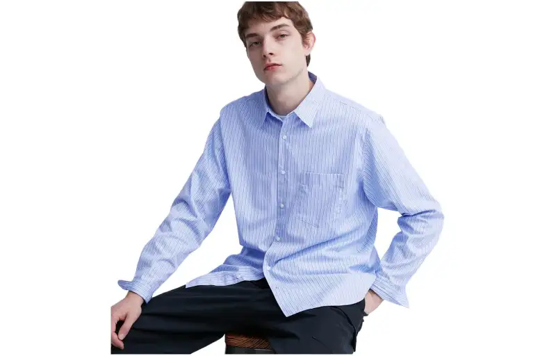 UNIQLO Shirts Unisex Pointed Collar Moderate Other