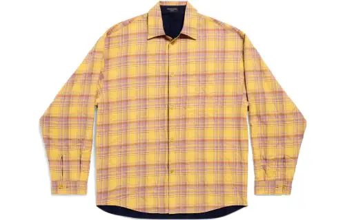 Balenciaga Checkered Reversible Overshirt