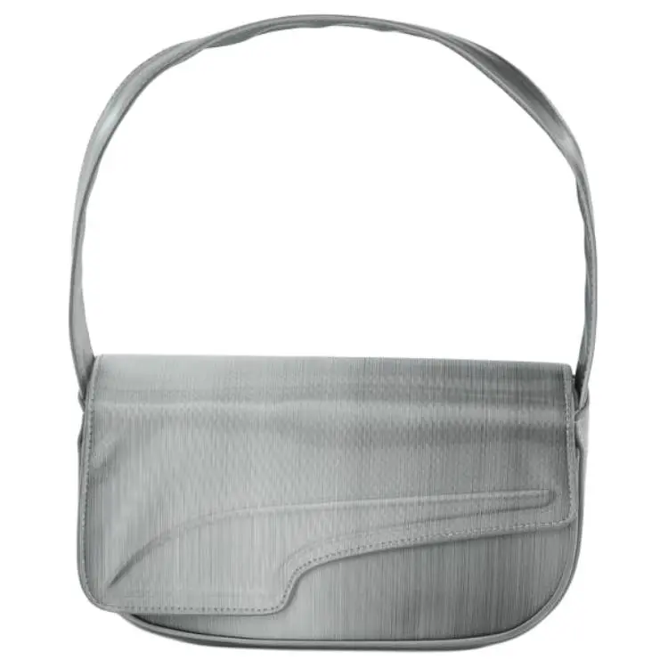 PUMA Artificial Leather Handbag, Shoulder Bag Regular Women's Gray